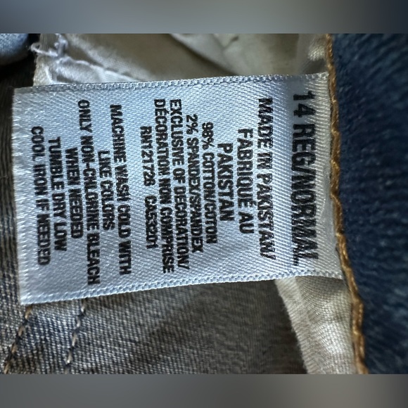 Gently used Aeropostale light denim jeggings size 14 Regular - Picture 9 of 9